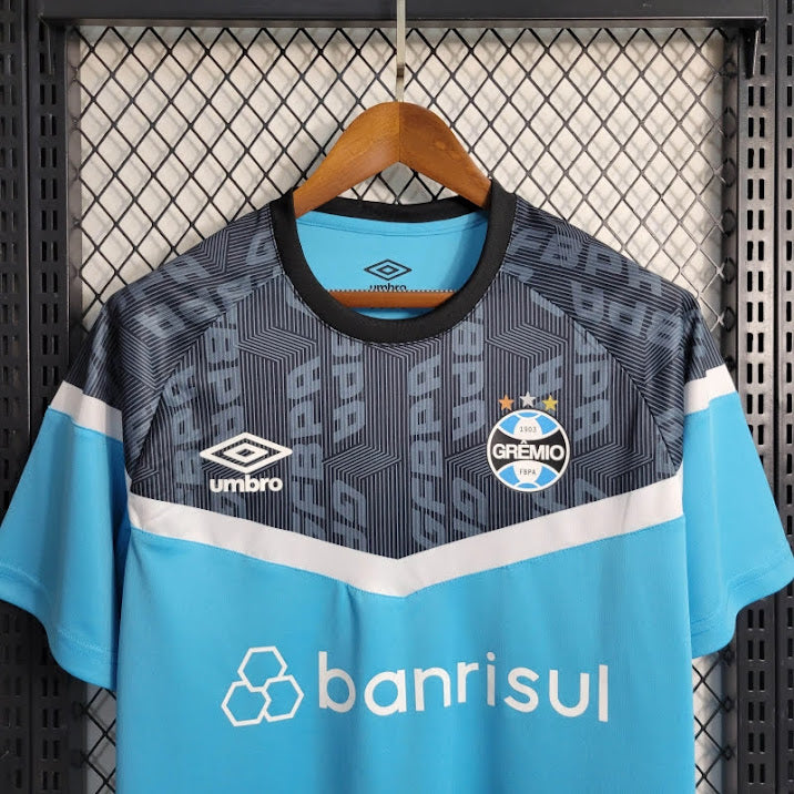 Grêmio 2023 Treino azul e cinza
