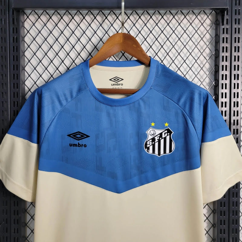 Santos 2023 Treino azul e Off-White