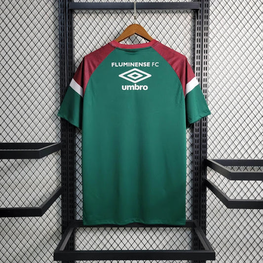 Fluminense 2023 Treino grená e verde