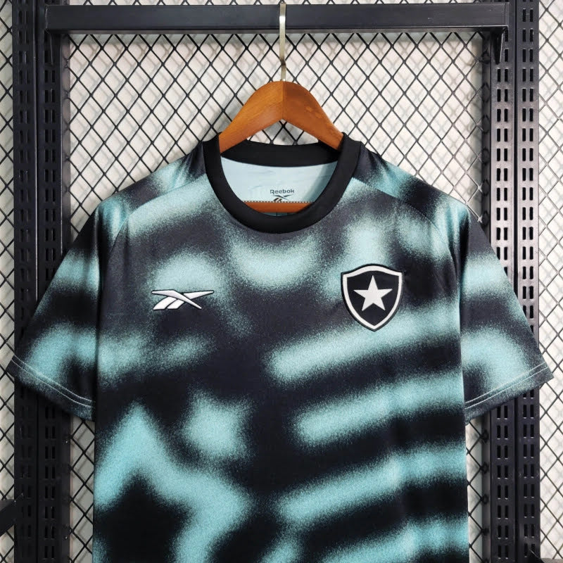 Botafogo 2023 Treino preta e azul turquesa