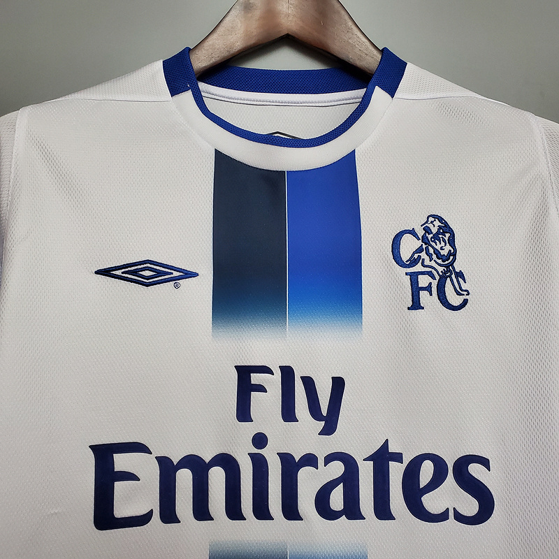 Chelsea 2003/05 Away manga longa