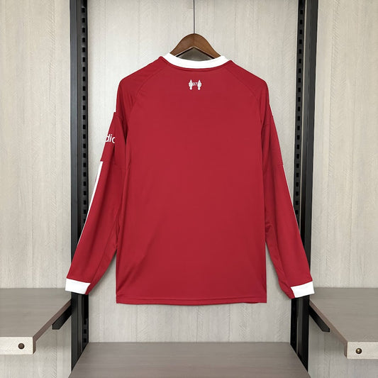 Liverpool 2025/26 Home manga longa