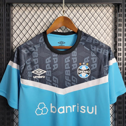 Grêmio 2023 Treino azul e cinza