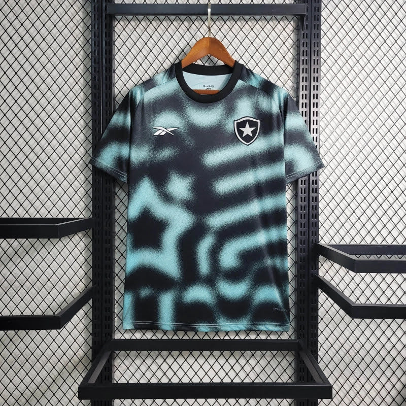 Botafogo 2023 Treino preta e azul turquesa