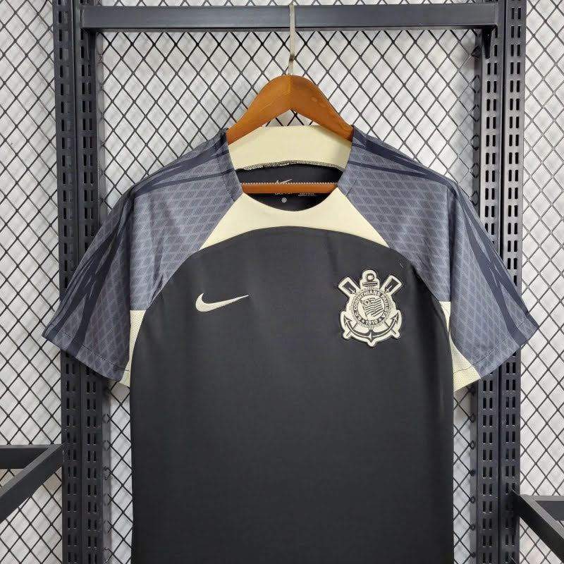 Corinthians 2024 Treino preto e cinza