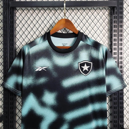 Botafogo 2023 Treino preta e azul turquesa