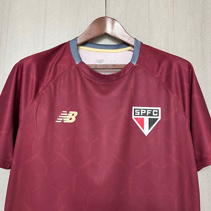 São Paulo 2025 Treino bordô