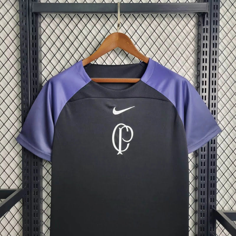 Corinthians 2024 Treino preto e roxo