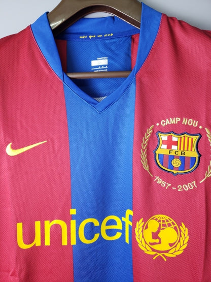 Barcelona 2007/08 Home manga longa