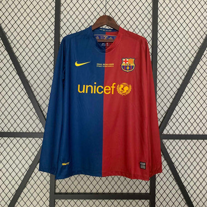 Barcelona 2008/09 Home manga longa