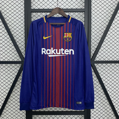 Barcelona 2017/18 Home manga longa