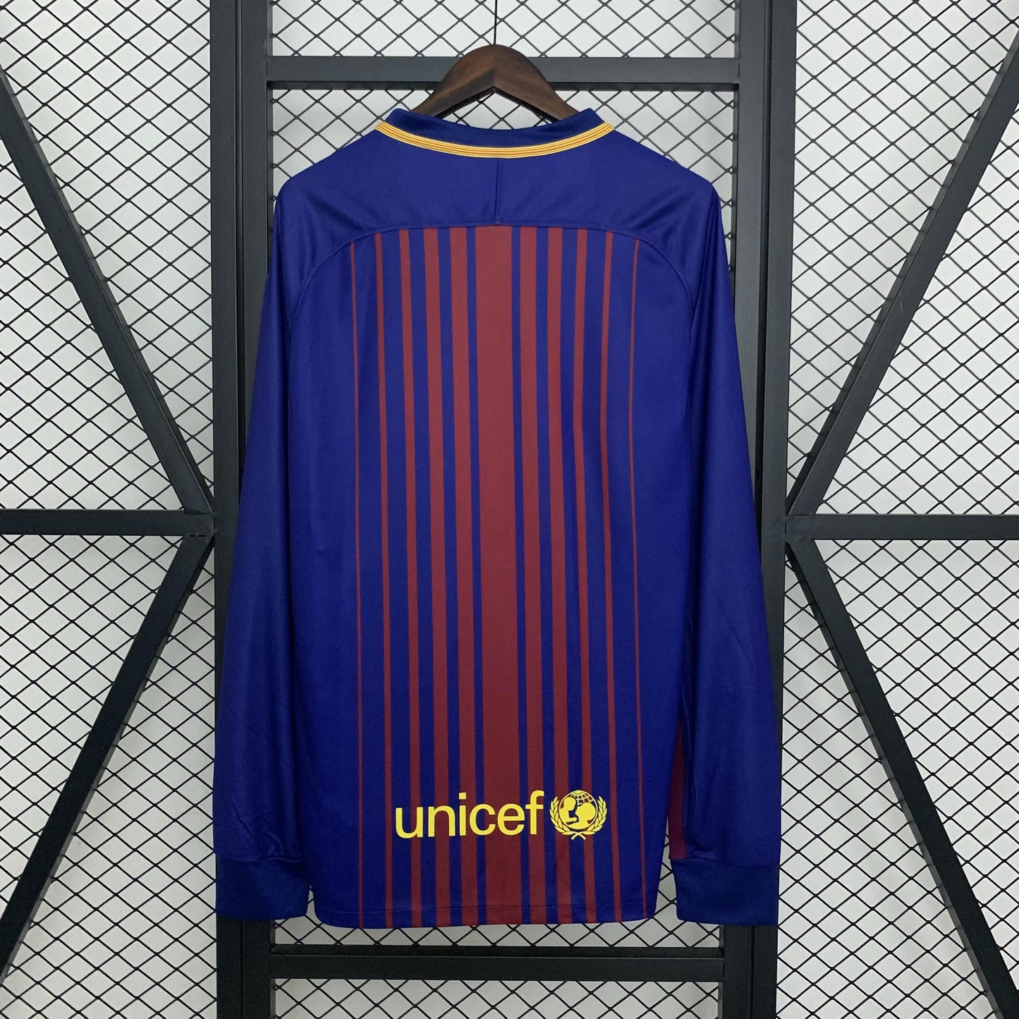 Barcelona 2017/18 Home manga longa