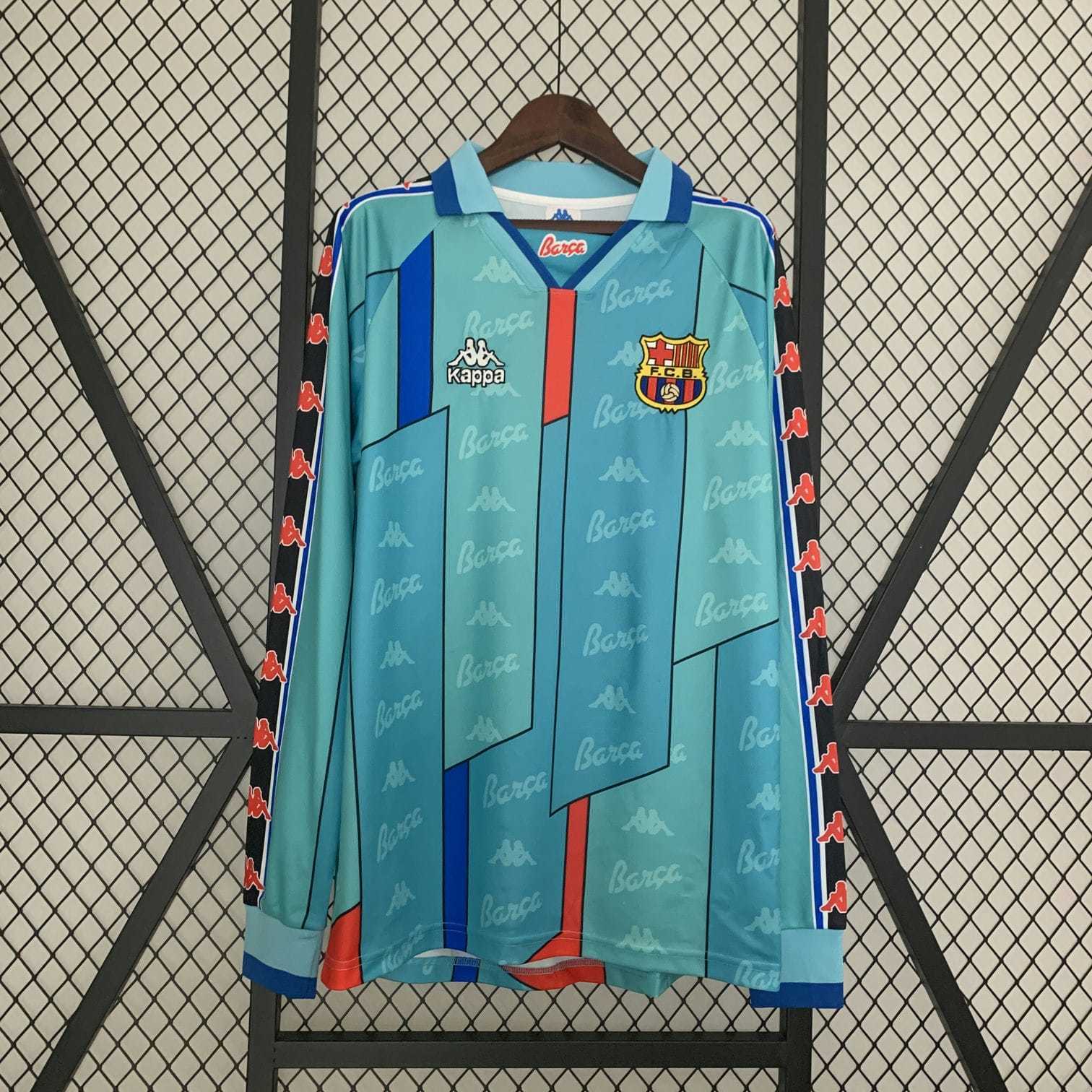 Barcelona 1996/97 Away manga longa