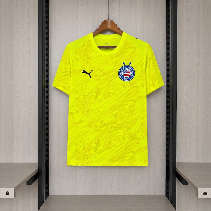 Bahia 2026 Goleiro amarelo fluorescente