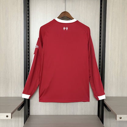 Liverpool 2025/26 Home manga longa