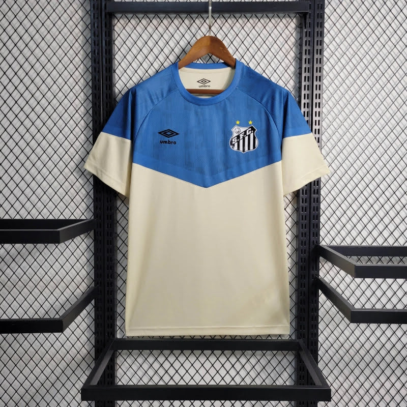 Santos 2023 Treino azul e Off-White