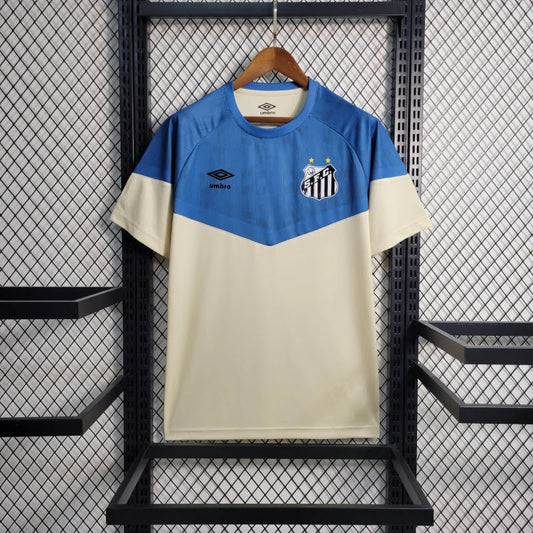 Santos 2023 Treino azul e Off-White