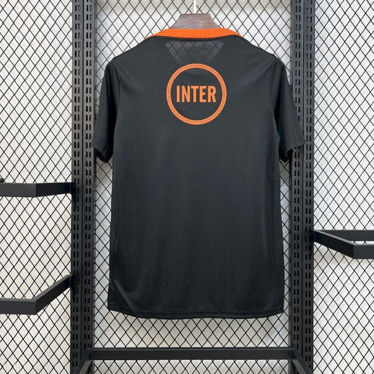 Inter de Milão 2025/26 Treino Preta e Laranja - costas