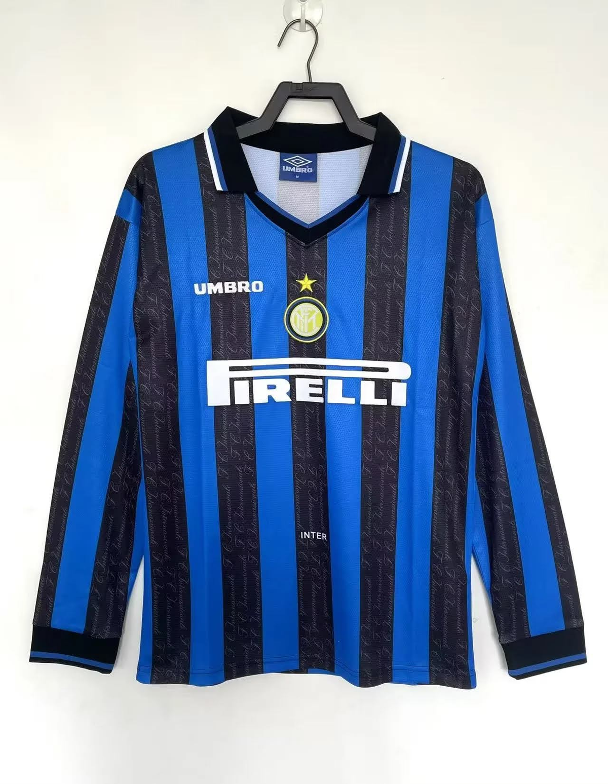 Inter de Milão 1997/98 Home manga longa – frente