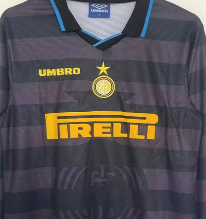 Inter de Milão 1997/98 Third manga longa – frente aproximada