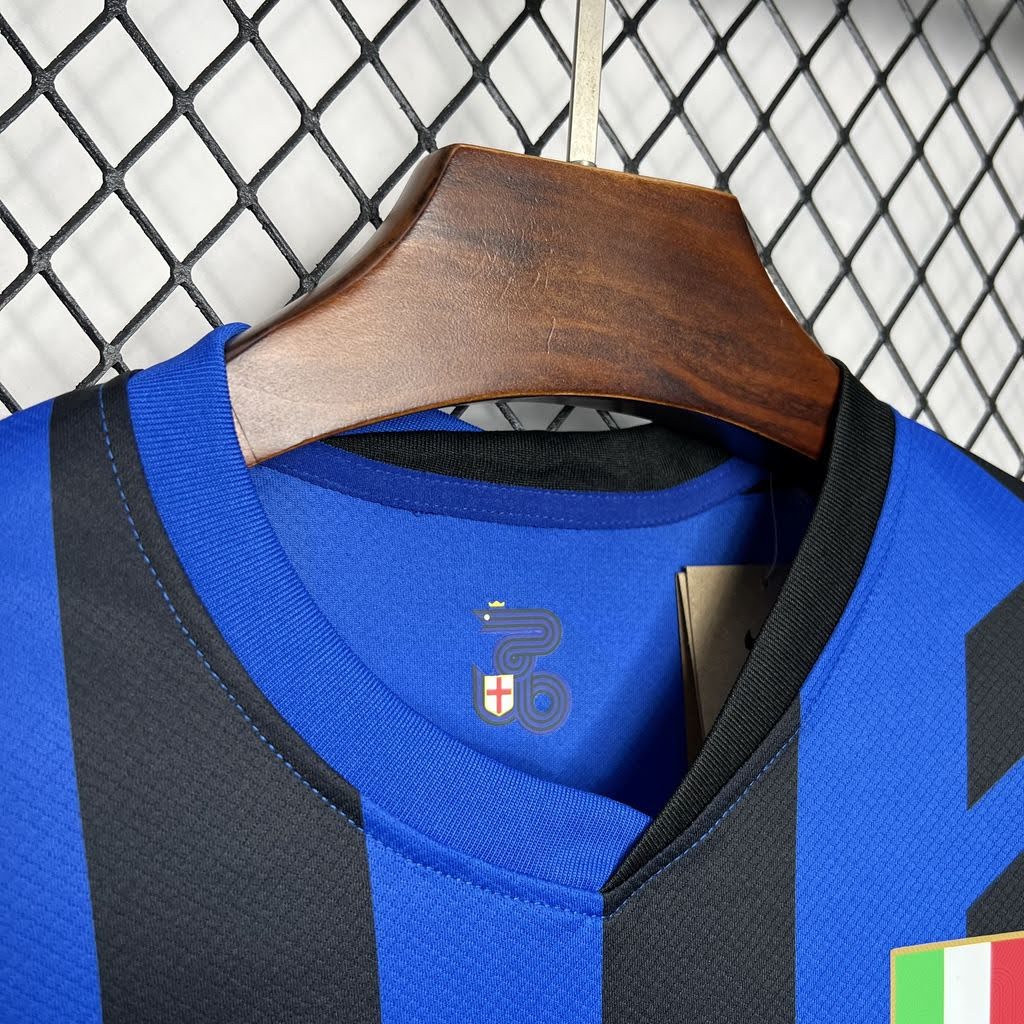 Inter de Milão 2024/25 Home – detalhe frontal